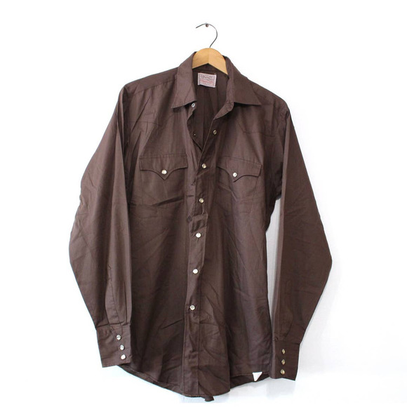 Vintage Southwestern Pearl Snap Button Up - Picture 1 of 3